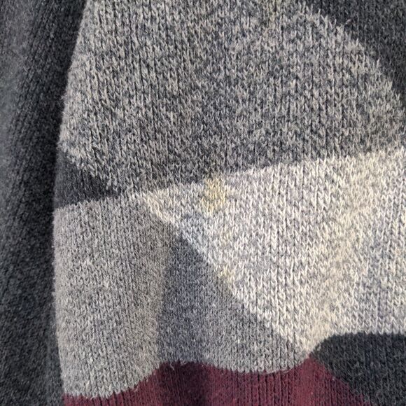 Liberty Sweaters Men's Pullover Knit Multicolor XL Geometric Crew Neck - Picture 5 of 13